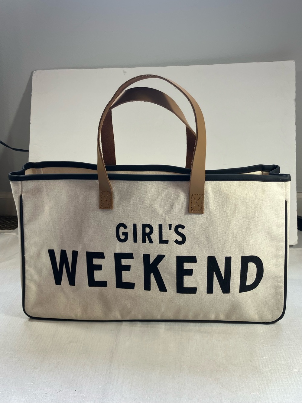 Like New! Santa Barbara Design Studio “Girl’s Weekend” Tote Bag W/ Leather
